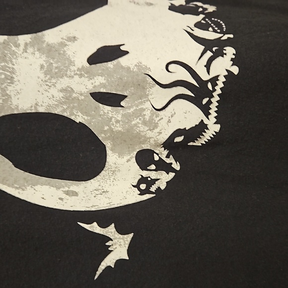 The Nightmare Before Christmas black graphic tee long sleeve UNISEX Disney - Picture 6 of 6